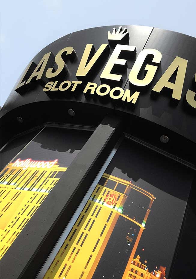Las Vegas Slot Room - Insegne, decorazioni e graphic design