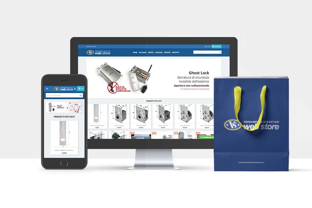 Ferramenta Sebastiani - Realizzazione di un sito web eCommerce