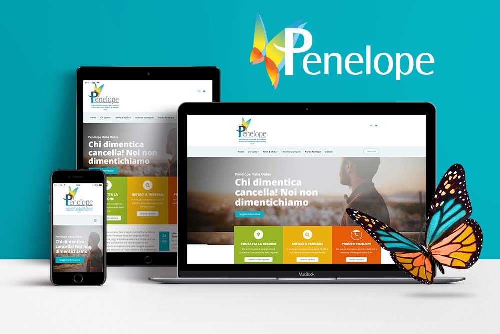 Penelope Italia Onlus - Realizzazione sito web