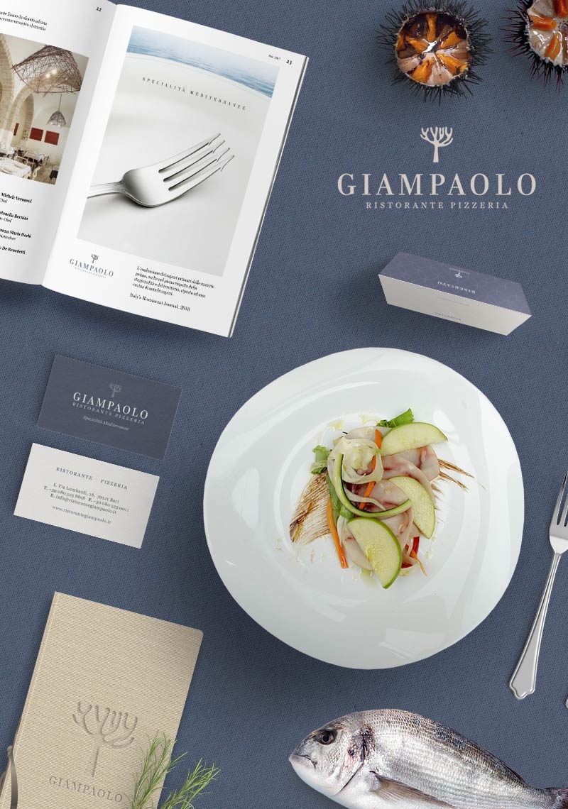 Ristorante Giampaolo - Rebranding, advertising e web design