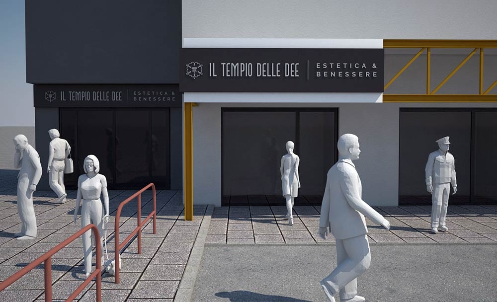 Realizzazione insegna luminosa frontale