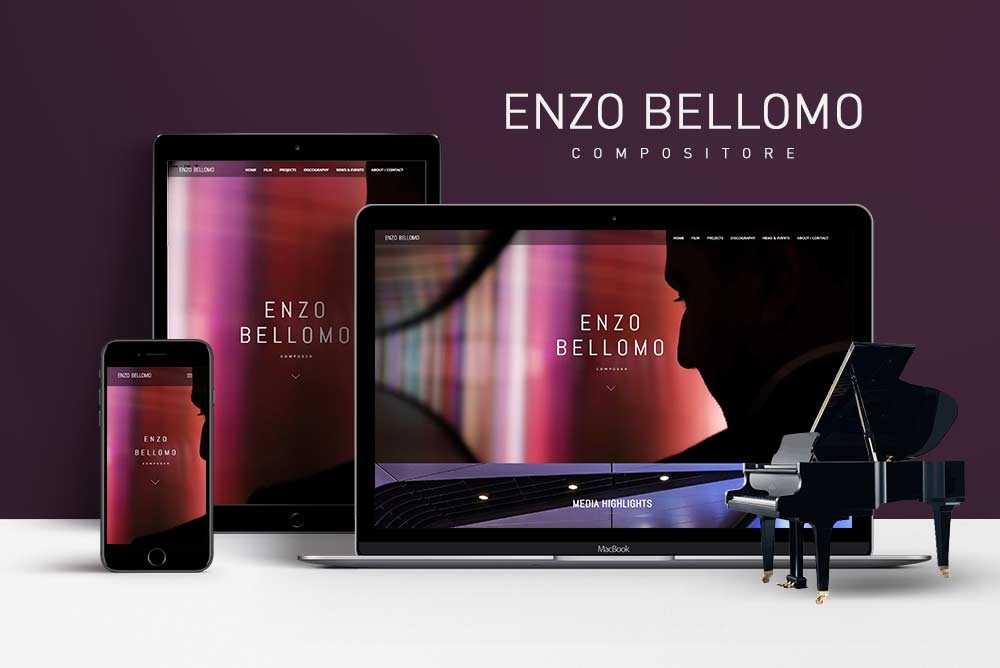 Enzo Bellomo - Realizzazione di un sito web creativo