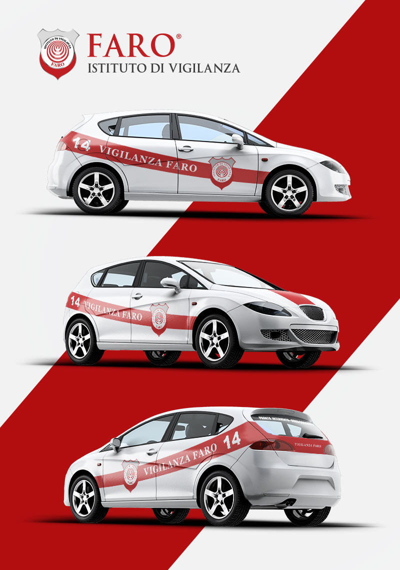 Istituto di Vigilanza Faro - Brand identity e car wrapping